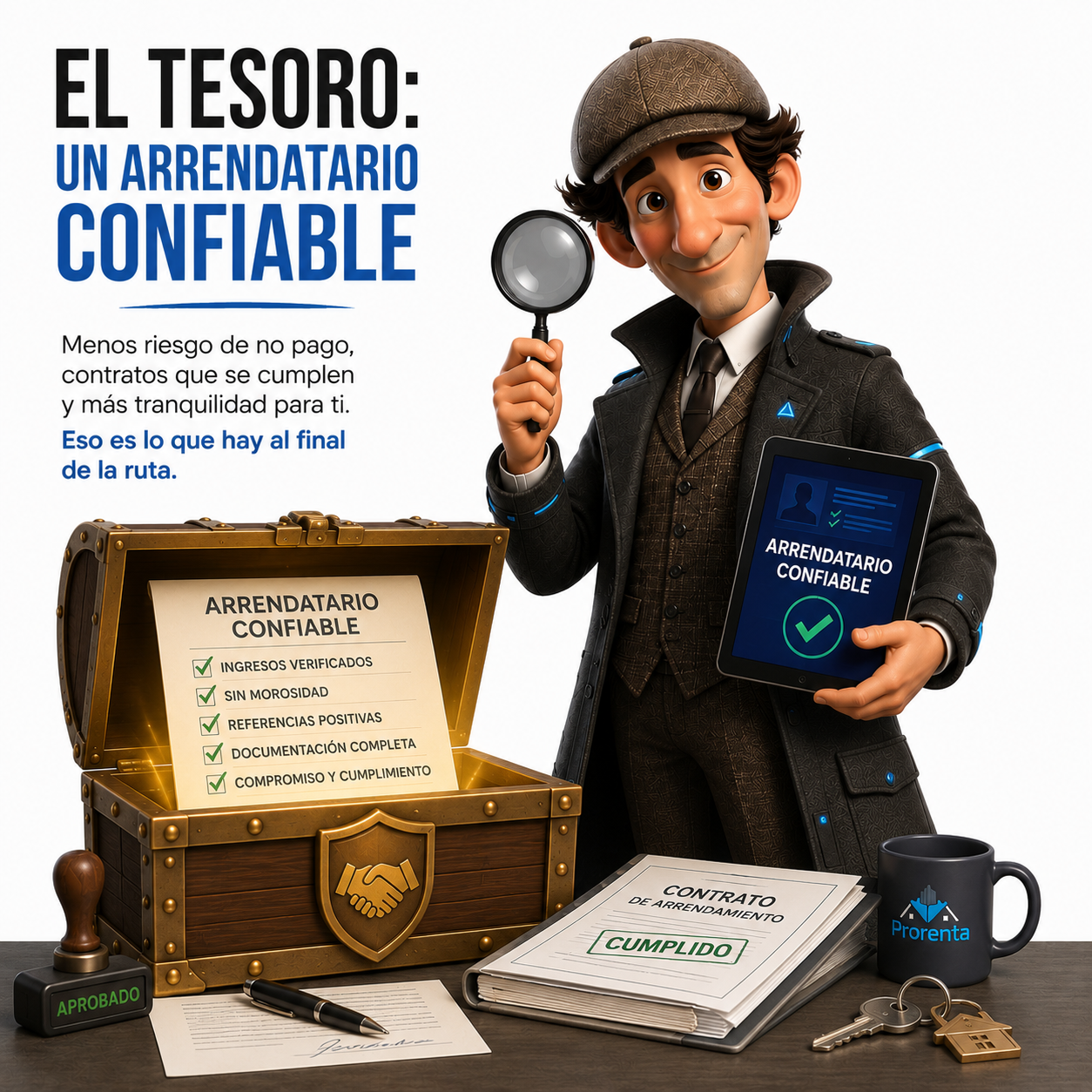 El tesoro: un arrendatario confiable — Sherlock de Prorenta